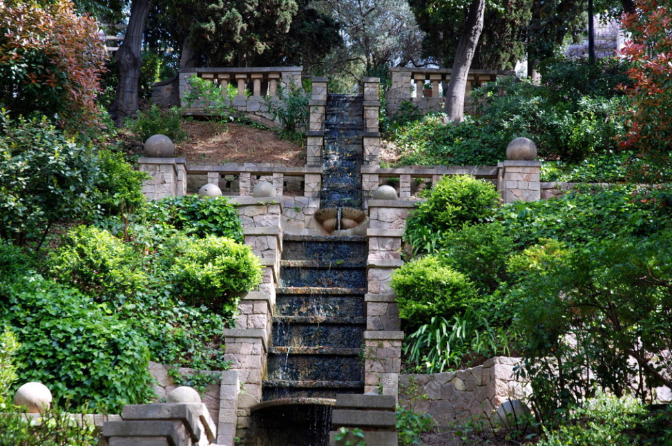 Jardins de Laribal on Montjuïc, Barcelona, Spain