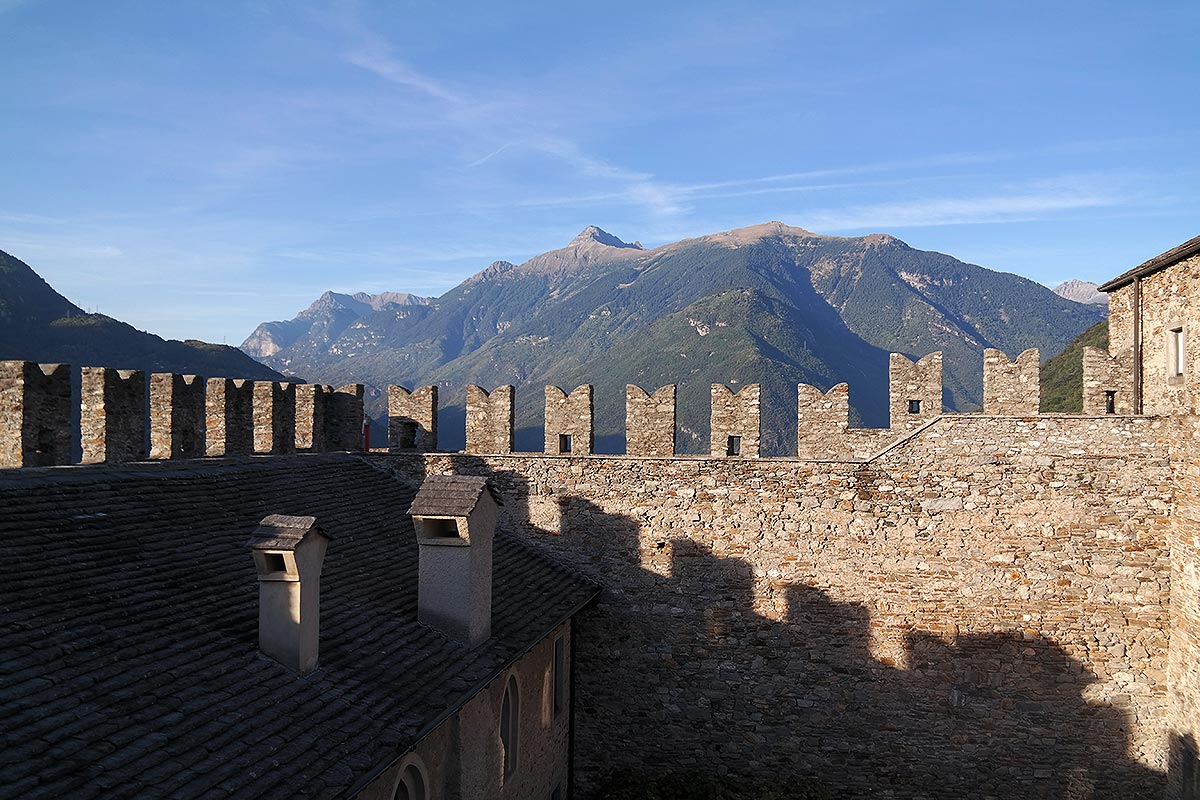 Castello di Sasso Corbaro, Bellinzona, Switzerland