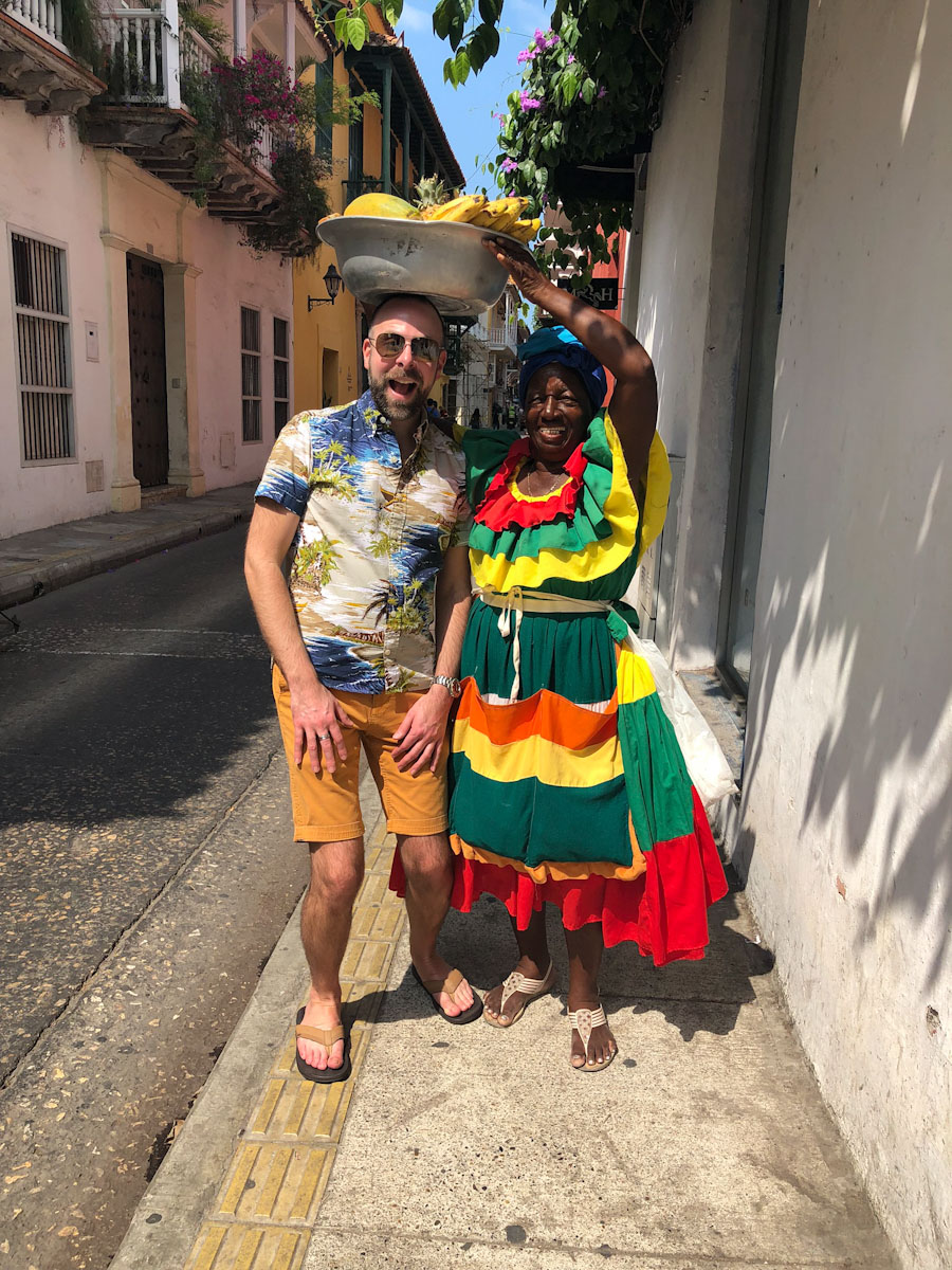 Well-Traveled Fella in Cartagena, Colombia