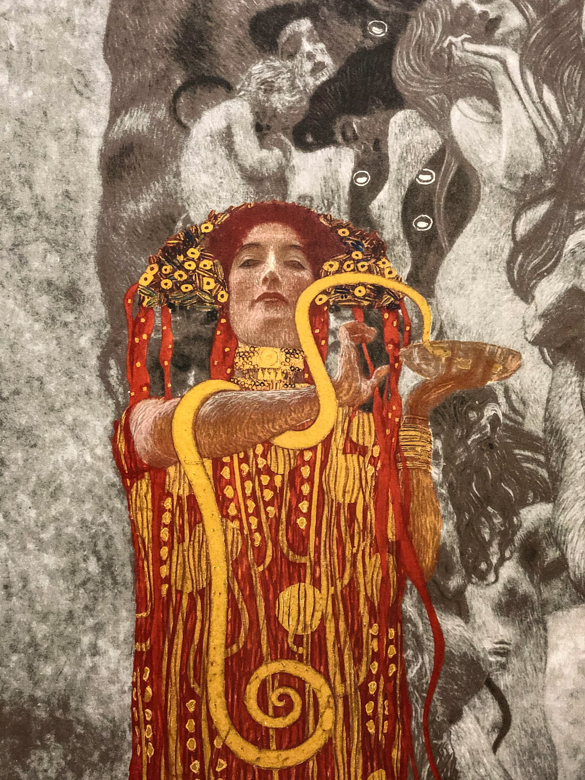 Medicine by Klimt, Vienna, Austria