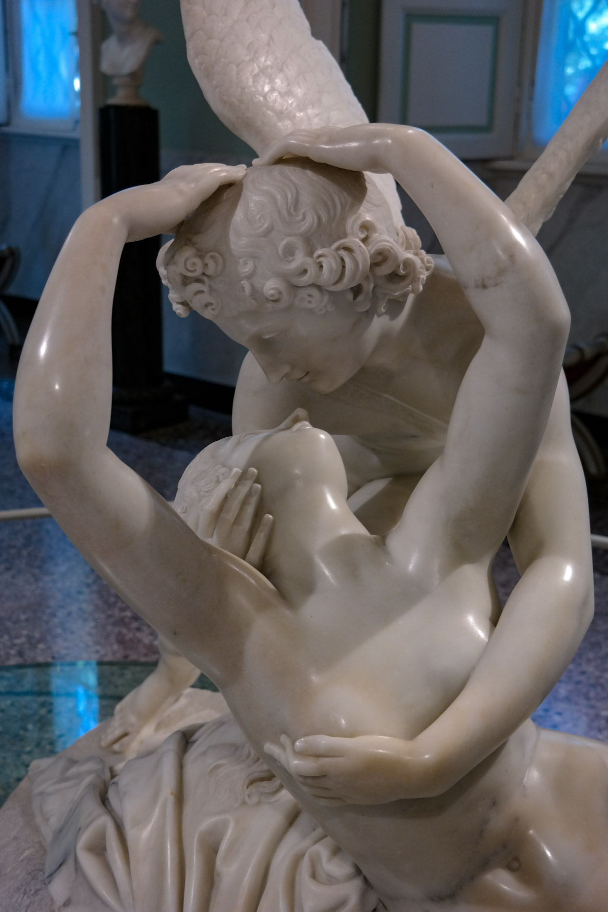 Adamo Tadolini's Cupid and Psyche, Villa Carlotta in Tremezzina, Italy