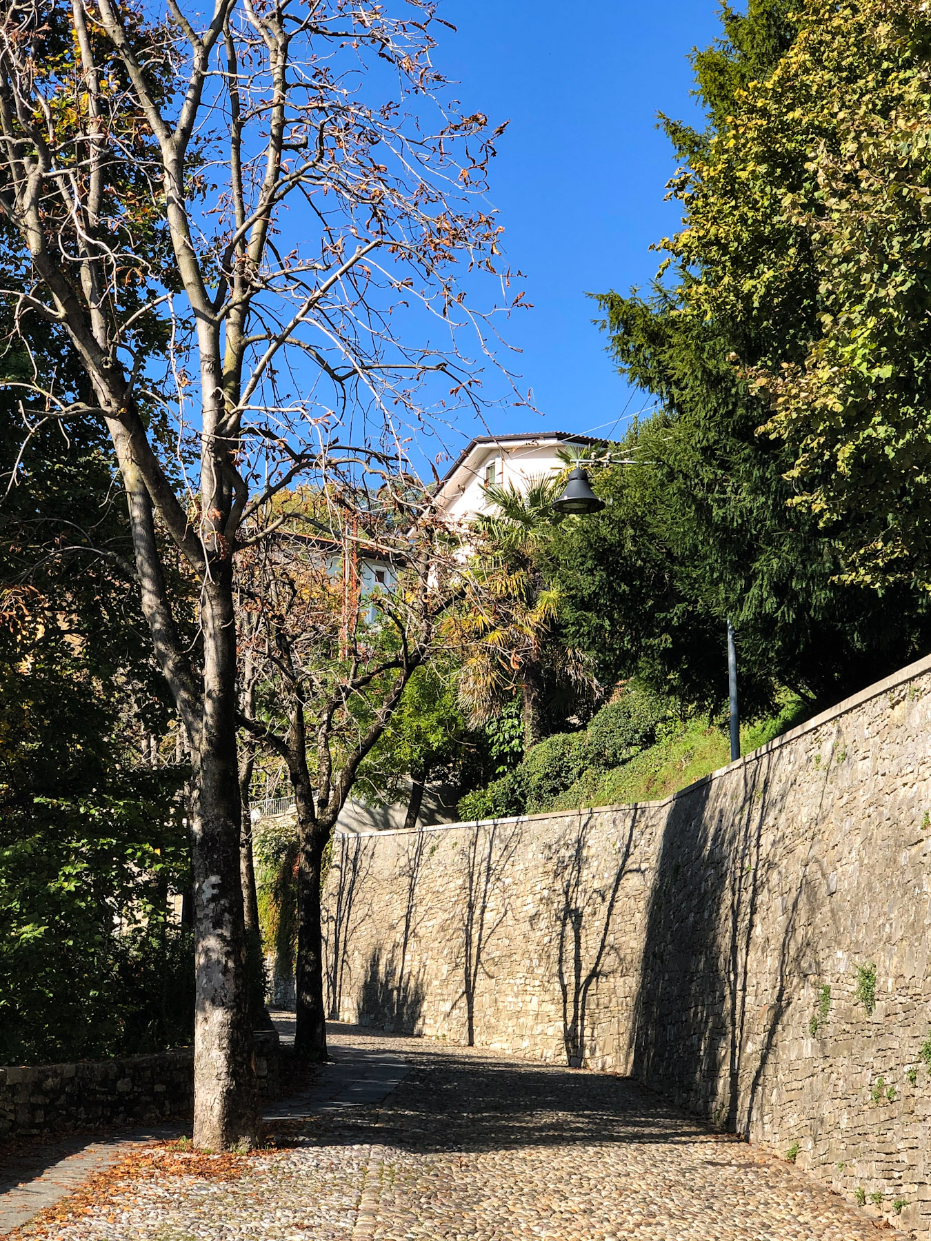 Via San Vigilio, Citta Alta, Bergamo, Italy