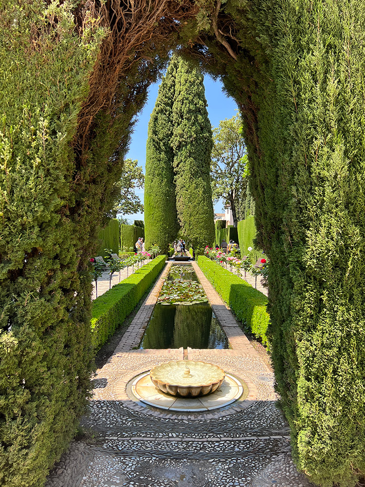Generalife Gardens, Alhambra, Granada, Spain