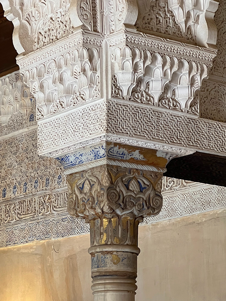 Mocárabe corbels, Sala del Mexuar, Nasrid Palaces, Alhambra, Spain