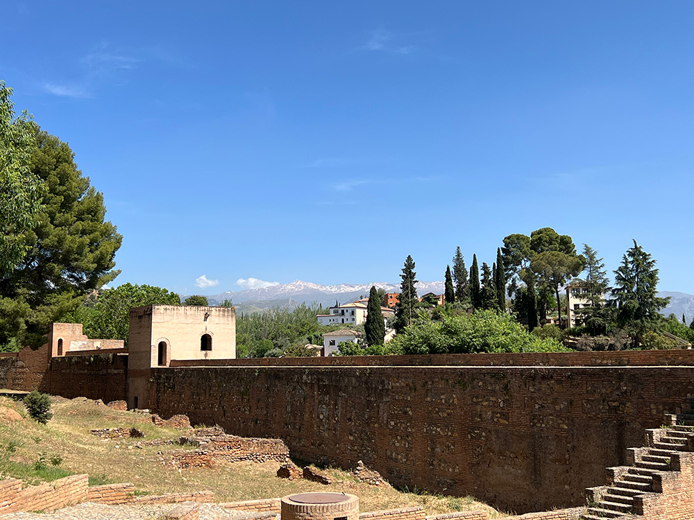 Medina Ruins, Alhambra, Granada, Spain