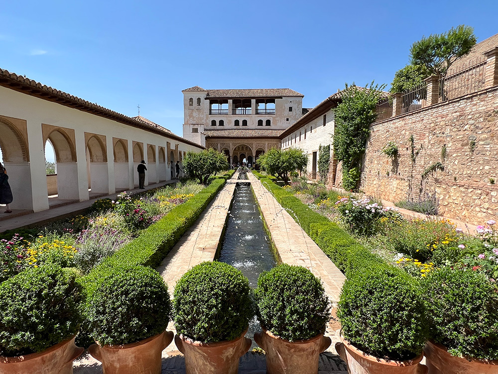 Patio de la Acequia, Generalife, Alhambra, Spain