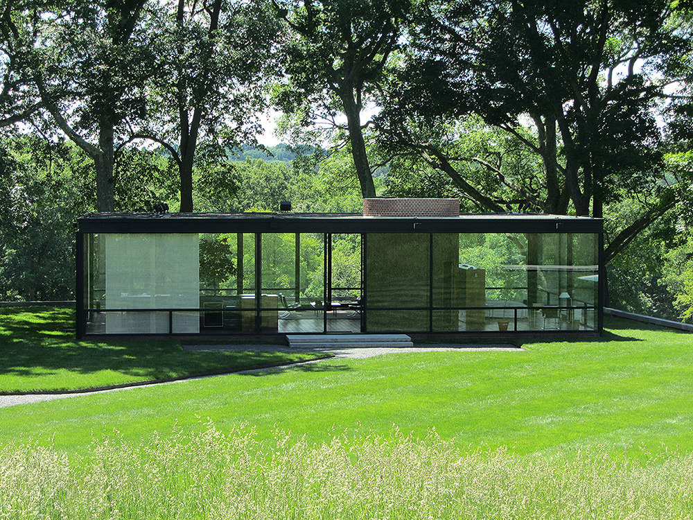 Philip Johnson's Glass House, New Canaan, Connecticut
