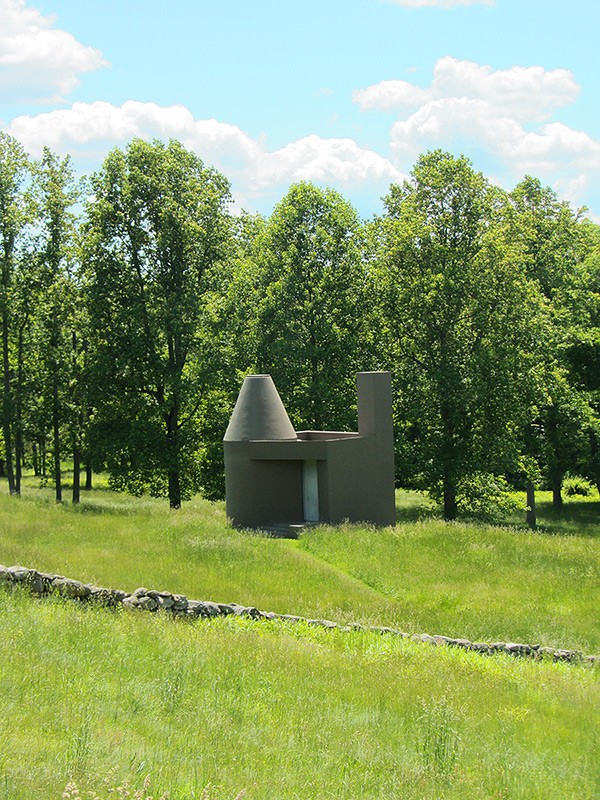 Philip Johnson's Library, New Canaan, Connecticut