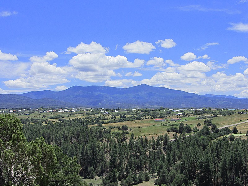 Views of the Sangre de Cristo Mountains, Truchas, New Mexico