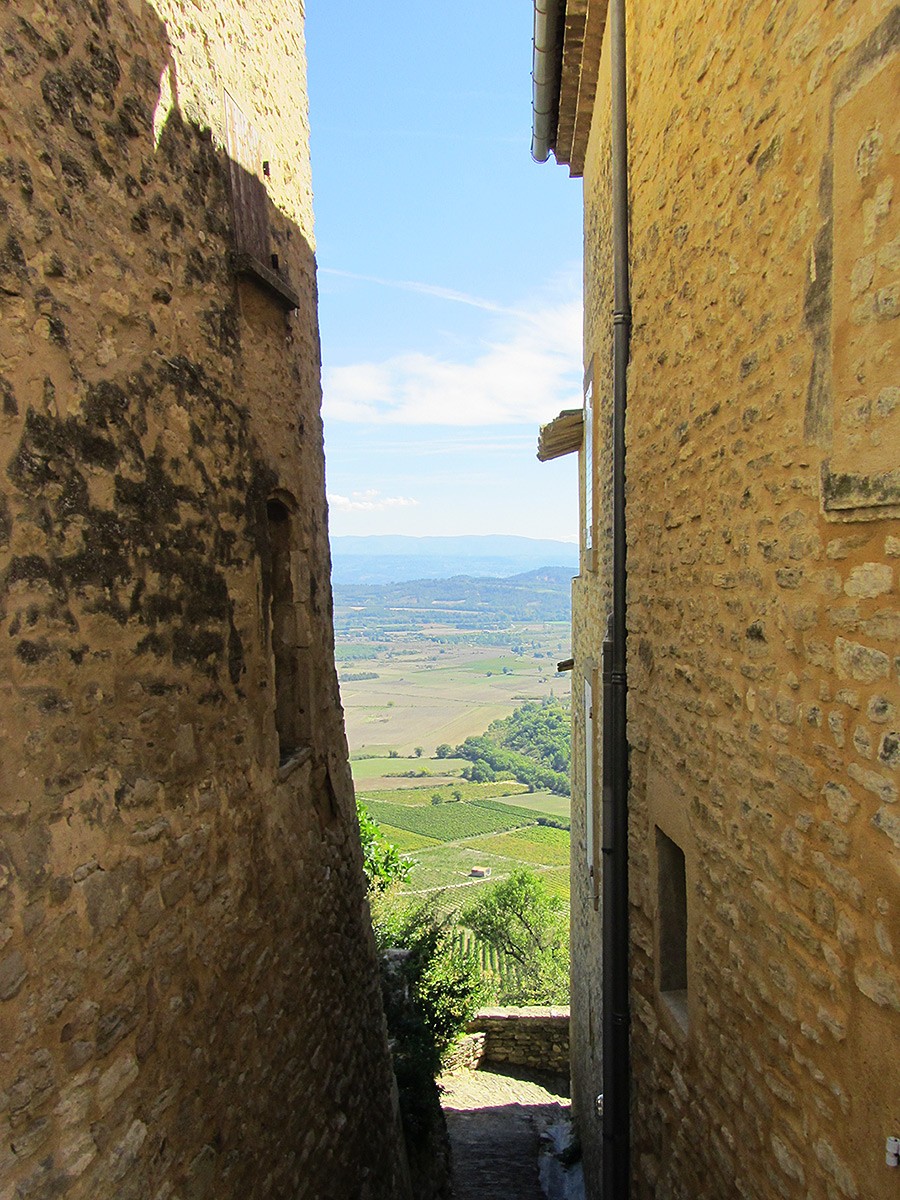 View of the Luberon from Gordes in Provence