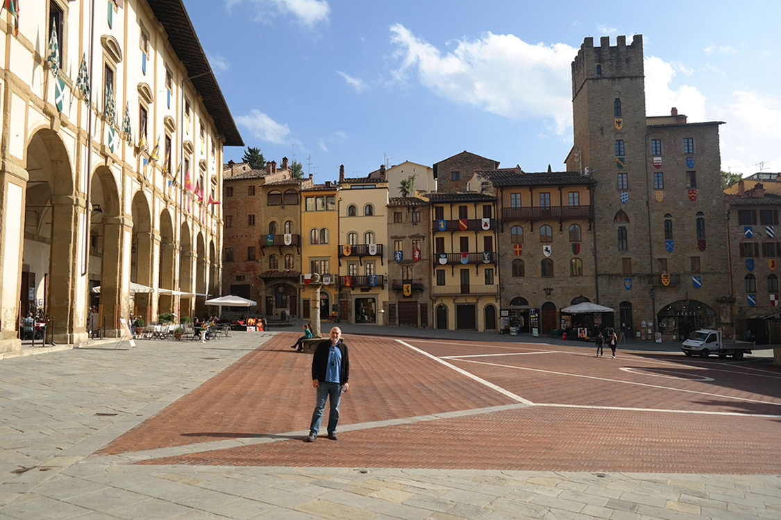 Piazza Grande, Arezzo, Tuscany, Italy