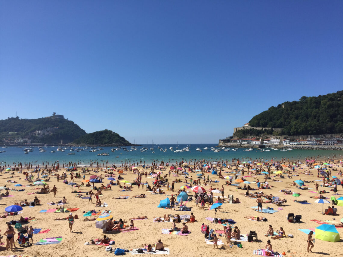 La Concha Beach | San Sebastian, Spain