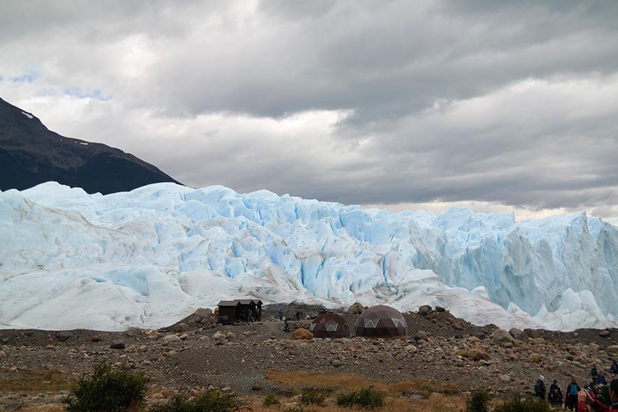 Crampon huts, Perito Moreno Glacier, Argentina