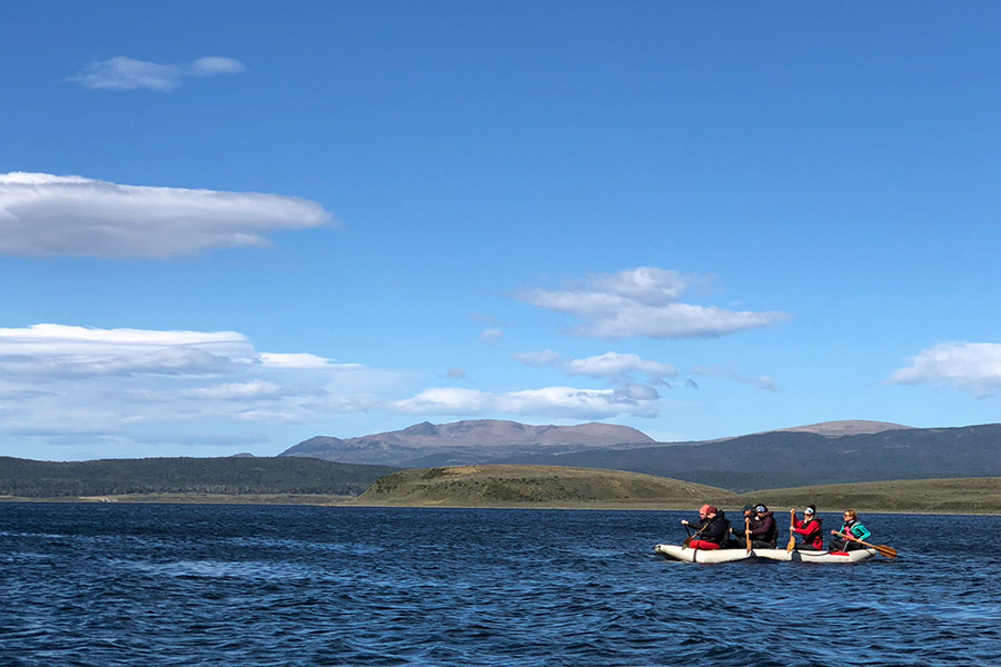 Canoeing the Beagle Channel, Tierra del Fuego, Argentina