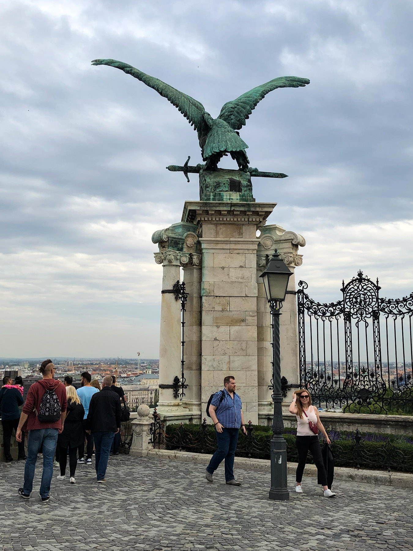 Turul Statue on Castle Hill, Budapest, Hungary