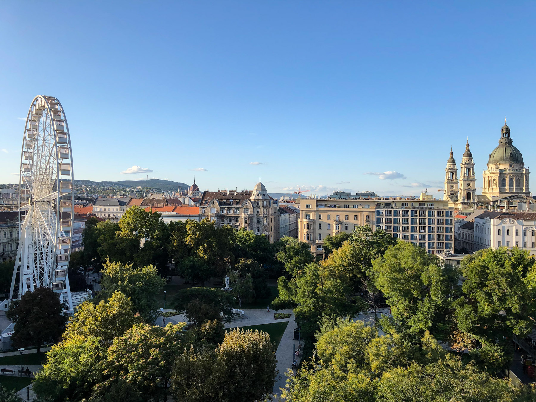View from the Ritz Carlton, Budapest, Hungary