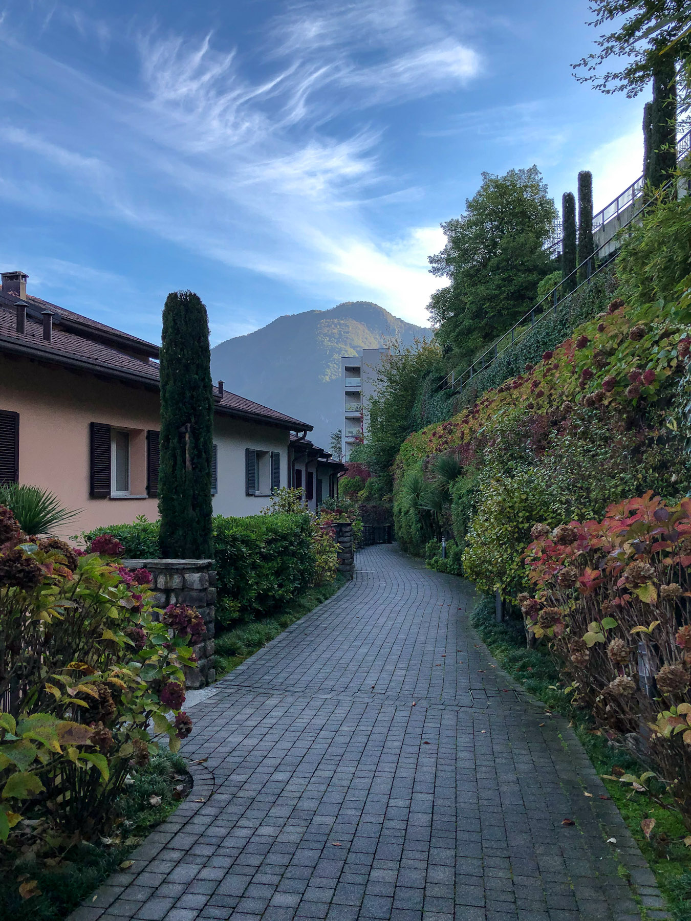 Path at Filario Hotel on Lake Como, Lezzeno, Italy