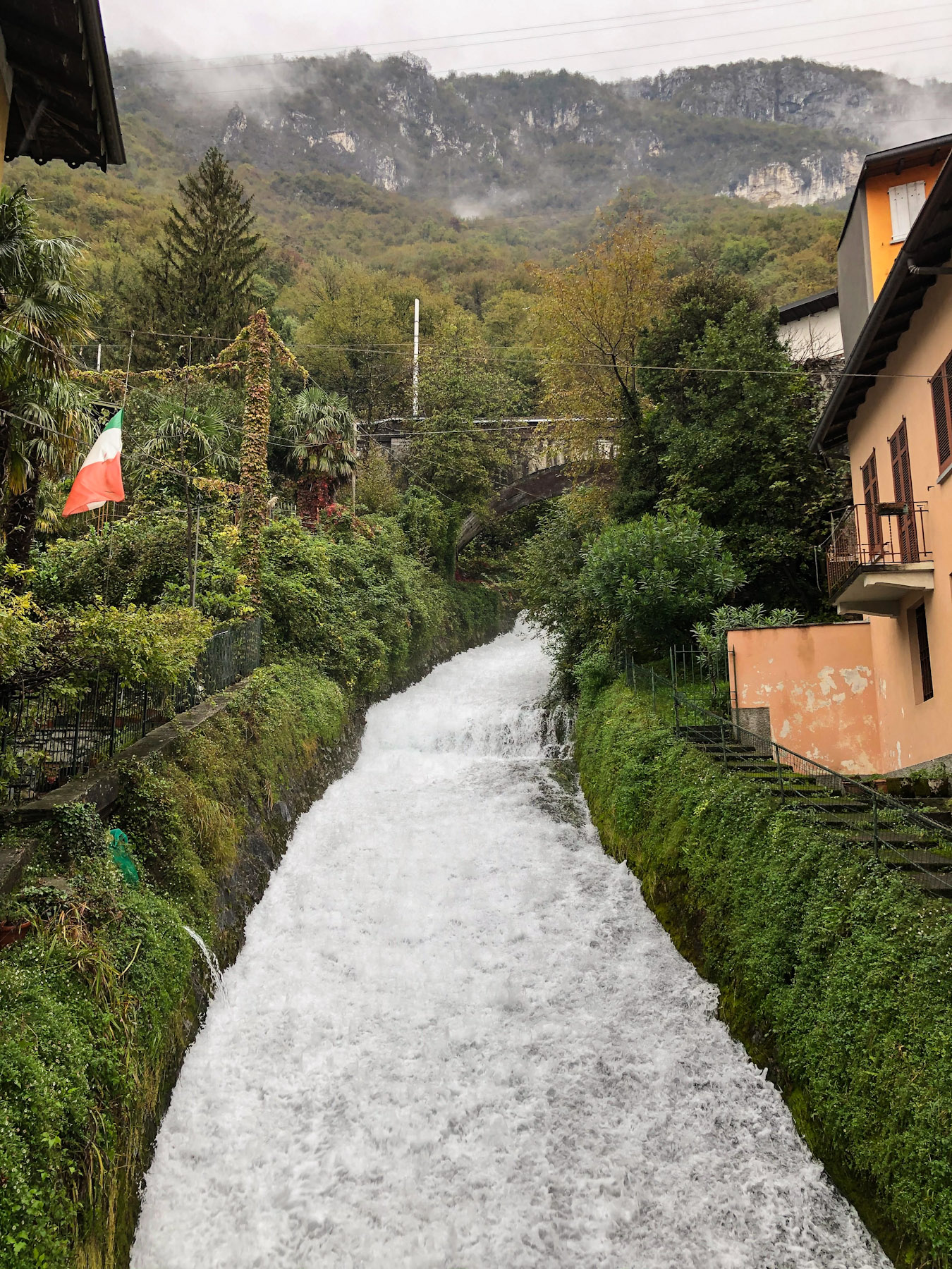 The River and Village of Fiumelatte, Italy