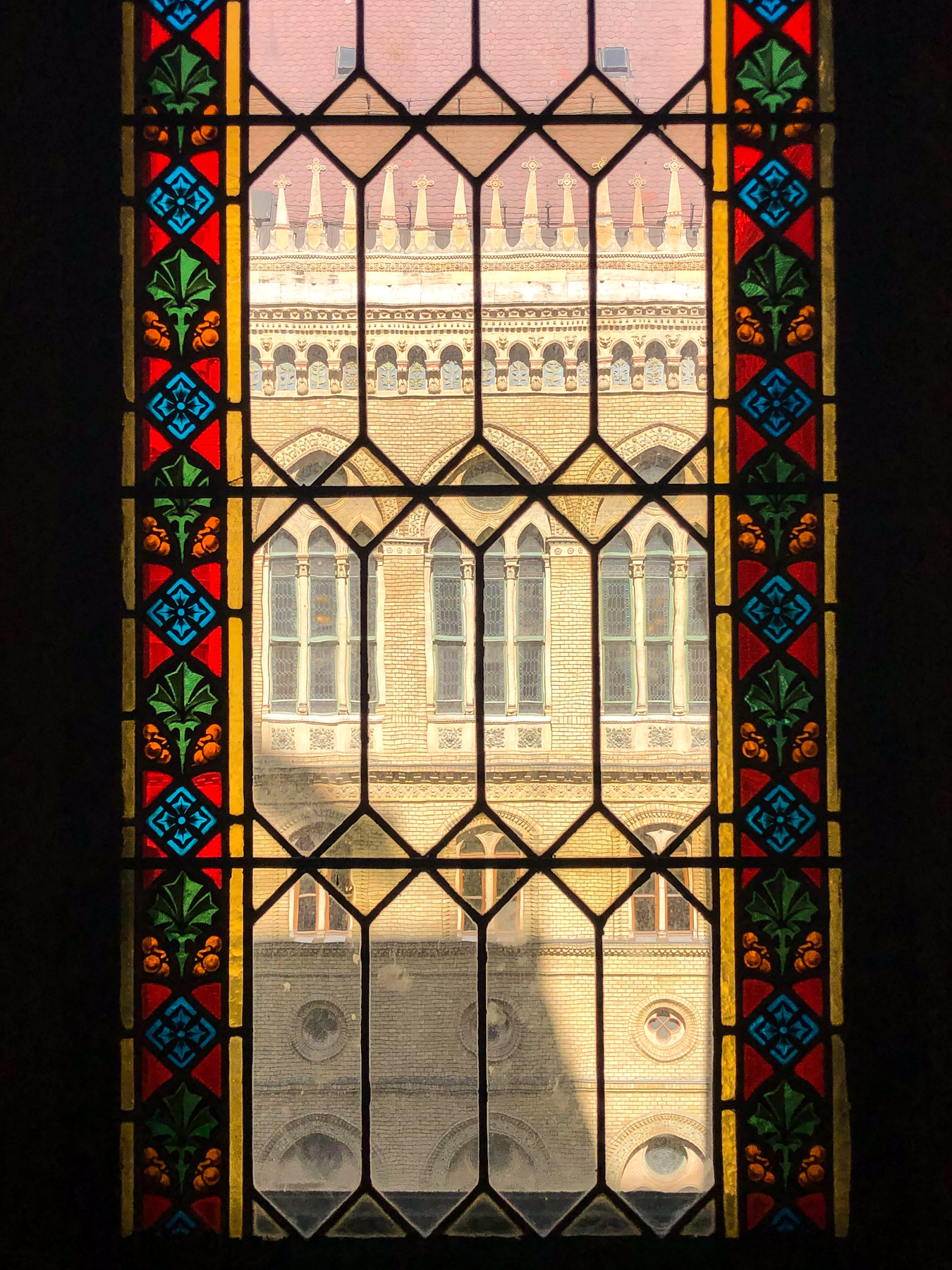 Stained Glass, Hungarian Parliament Building, Budapest