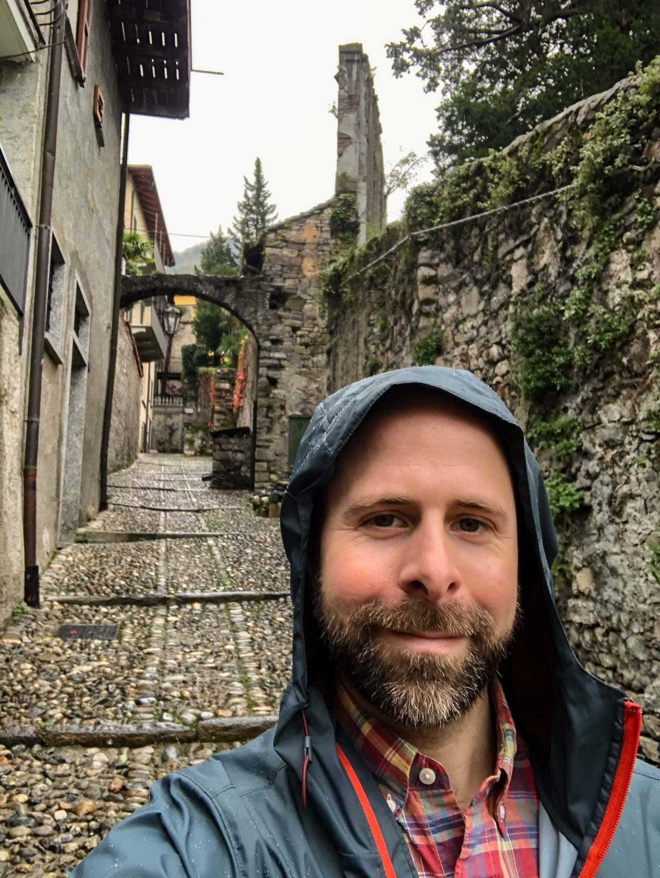 Well-Traveled Fella on the Greenway dei Patriarchi in Varenna, Italy