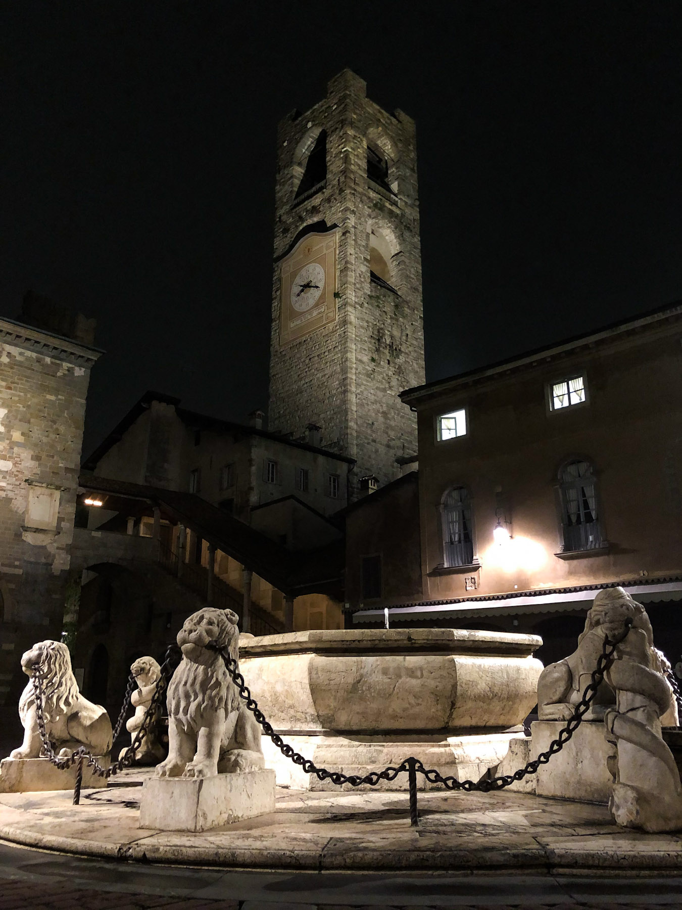 Piazza Vecchia, Bergamo, Italy