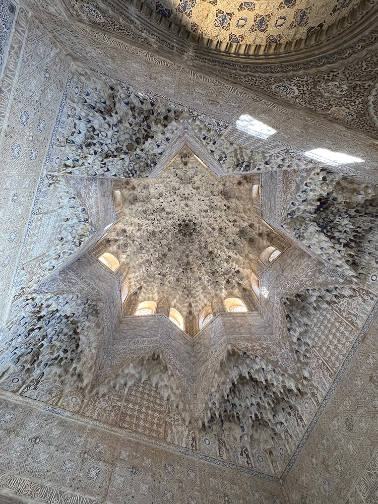 Sala de los Abencerrajes dome ceiling, Palacio de los Leones, Alhambra, Spain