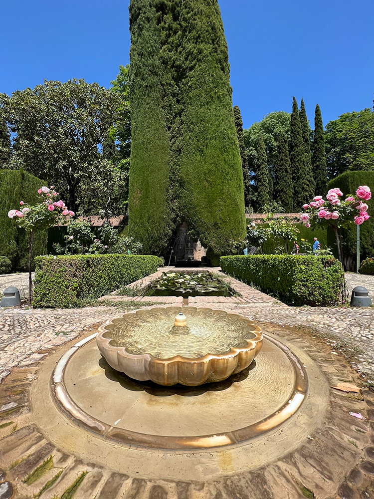 Gurgling Fountain, Generalife Gardens, Alhambra, Spain