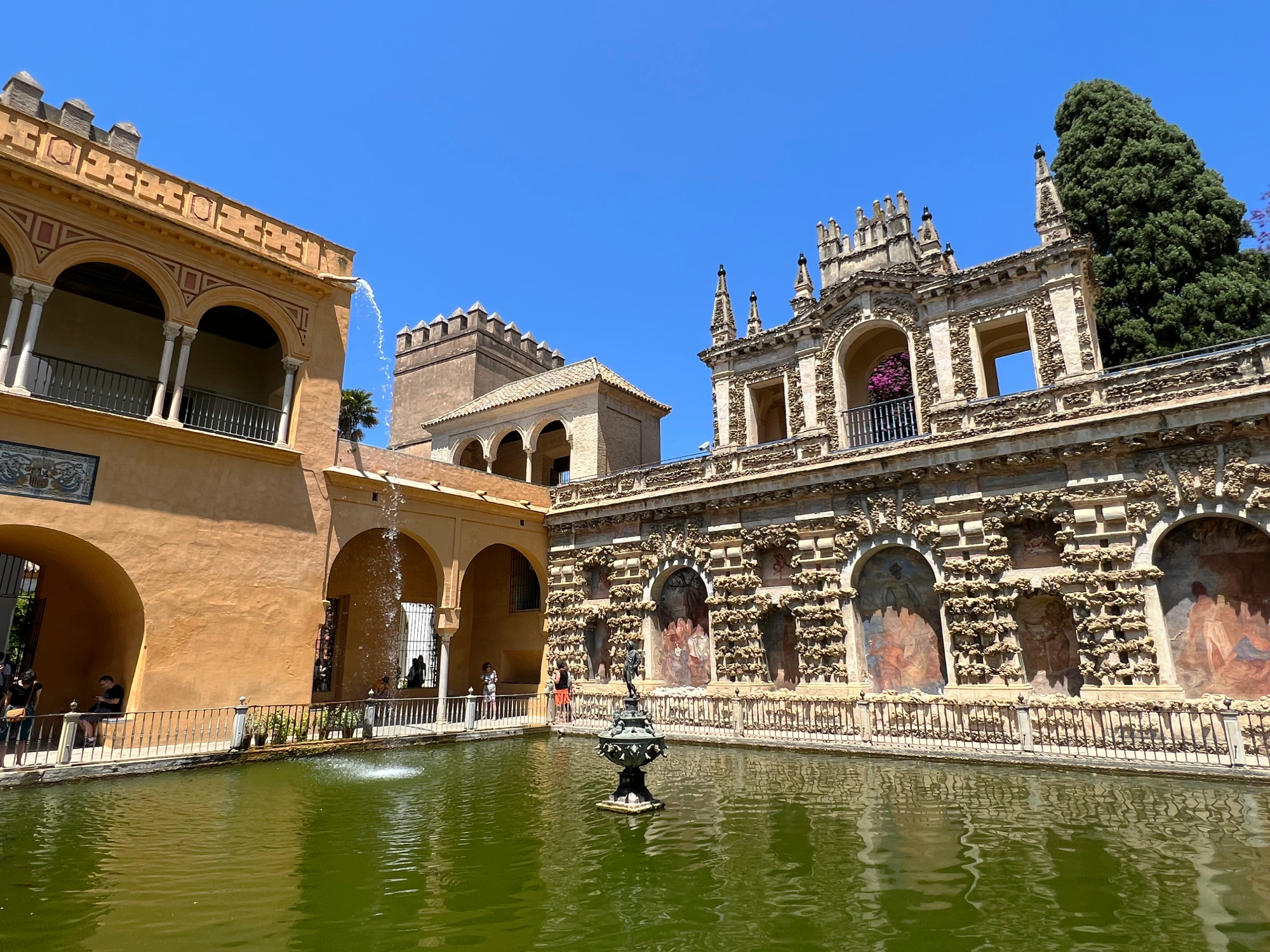Estanque de Mercurio, Royal Alcázar, Seville, Spain