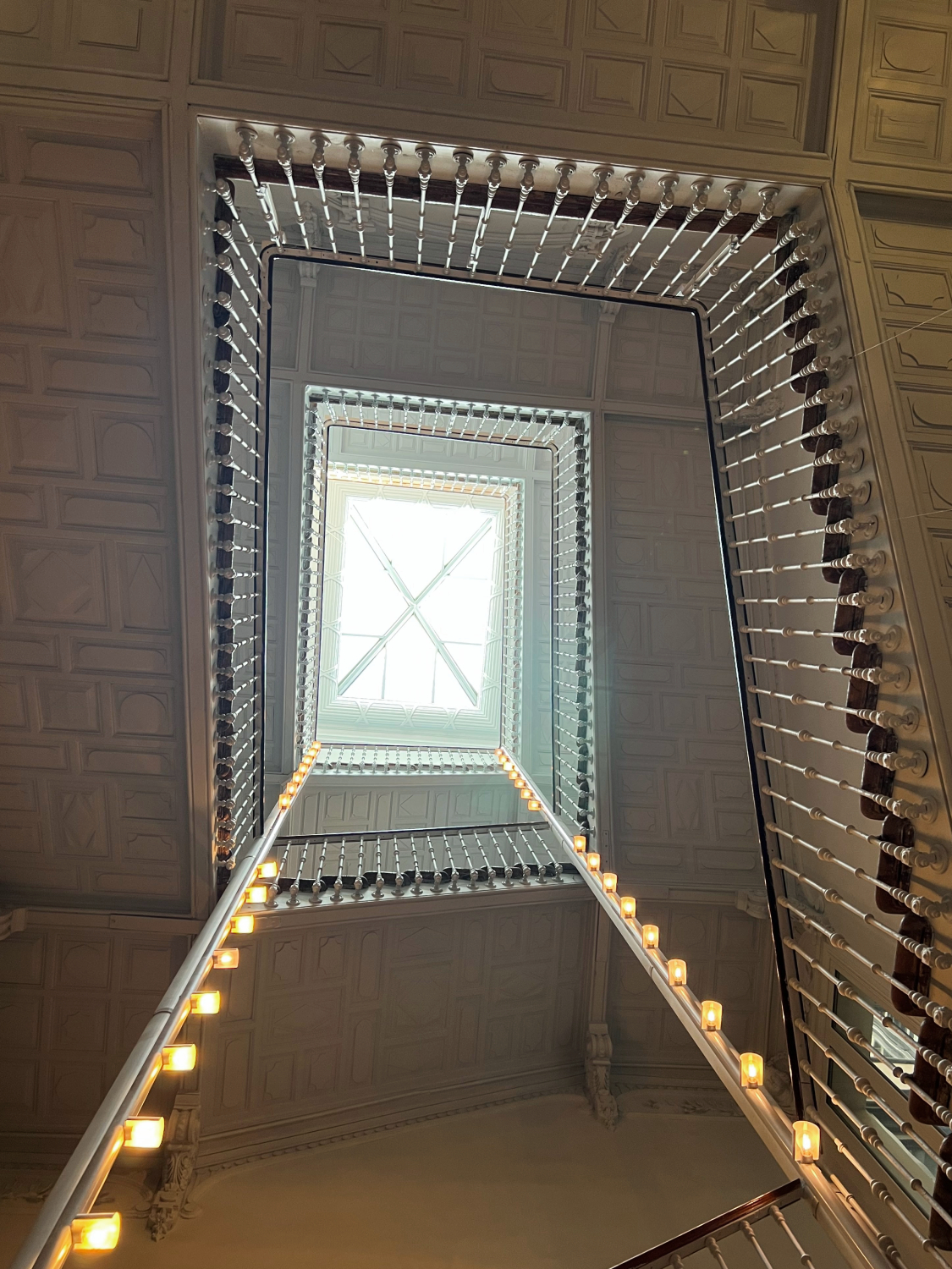 Stairwell, Hotel Palacio de Atocha, Madrid, Spain
