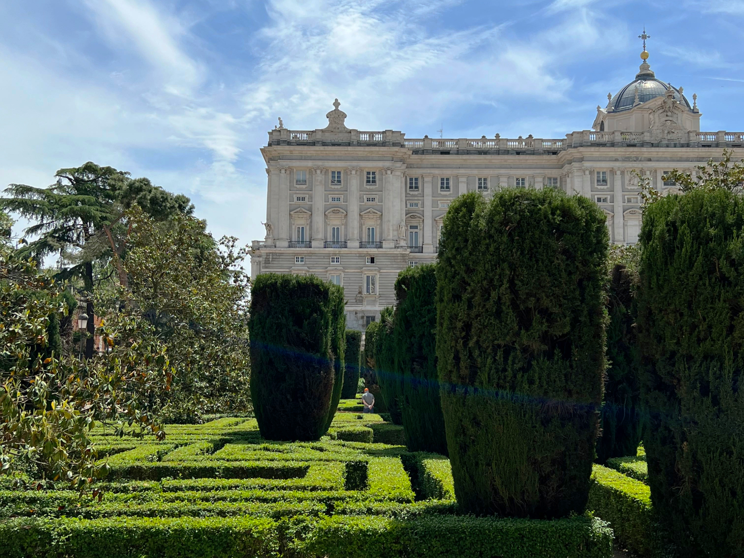 Jardines de Sabatini, Madrid, Spain