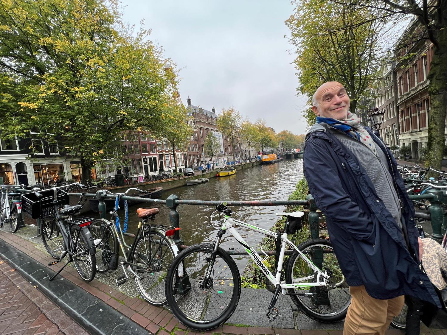 Bicycles and a Canal, Amsterdam