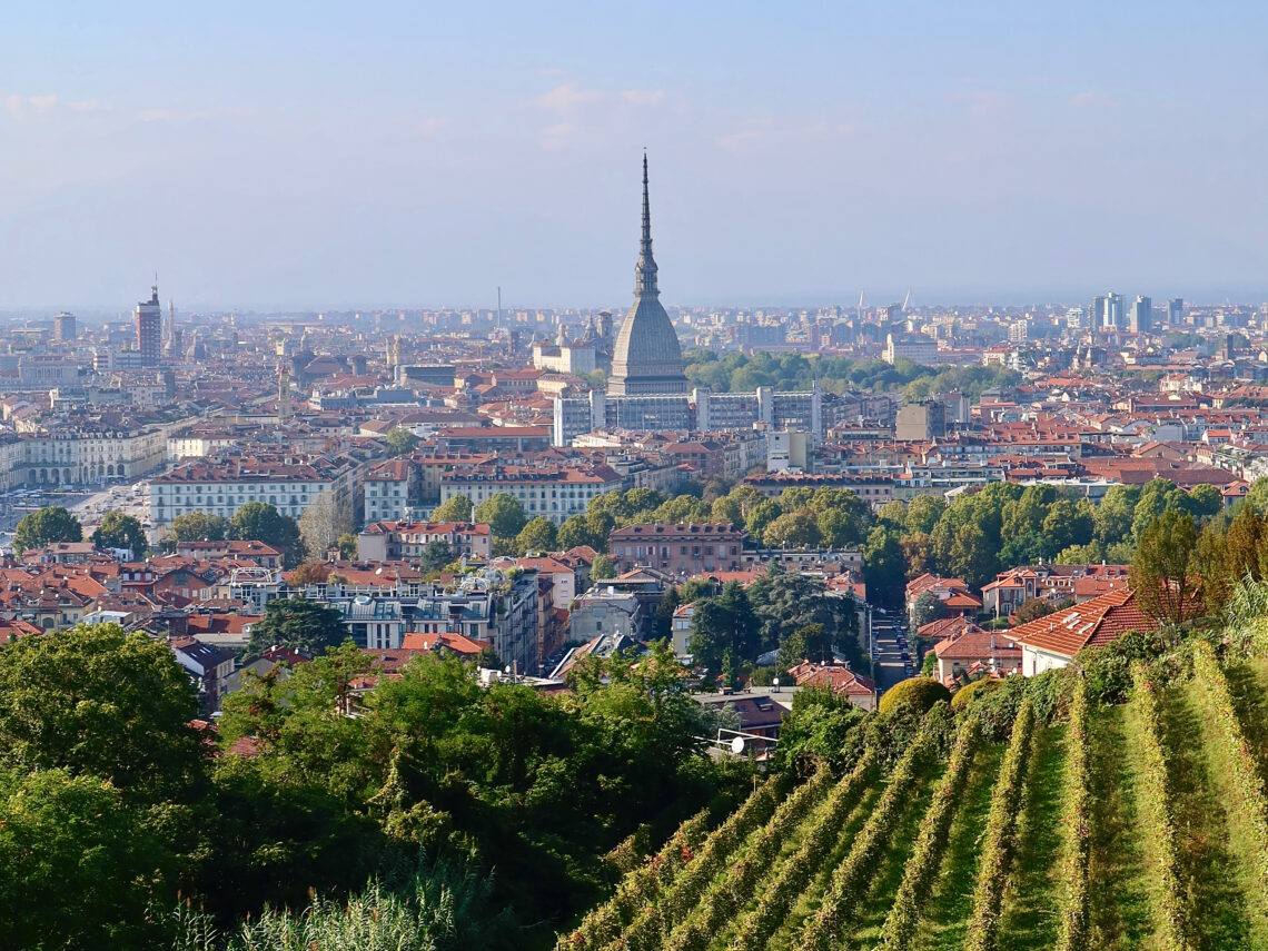 View of Turin from Villa della Regina