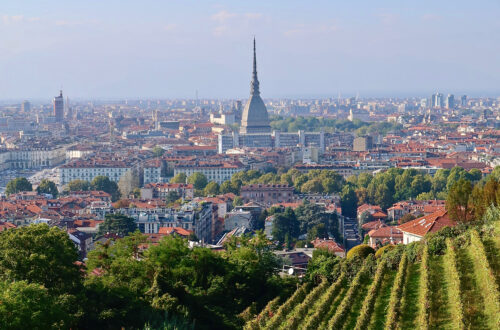 View of Turin from Villa della Regina