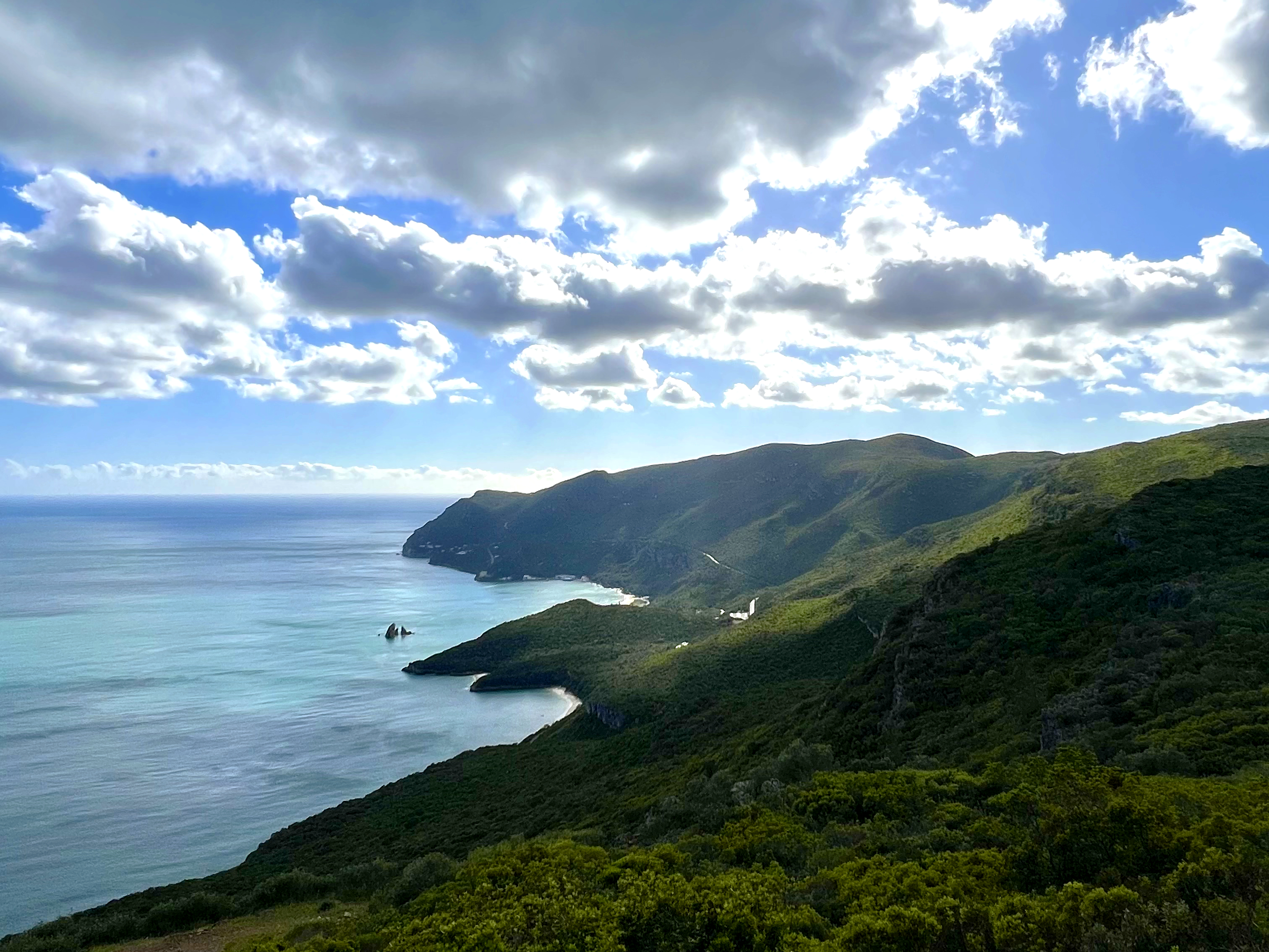 View from a miradouro in Arrábida Natural Park