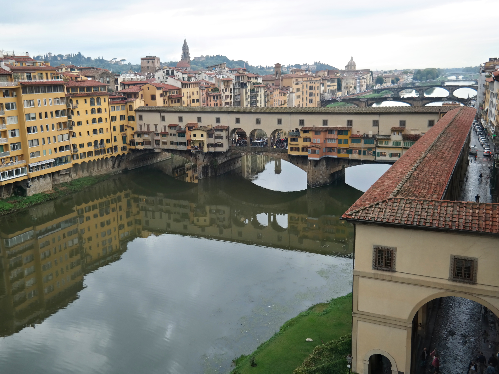 Ponte Vecchio and the Vasari Corridor, Florence, Italy