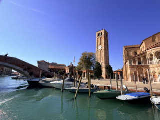A quiet canal-facing piazza in Cannaregio