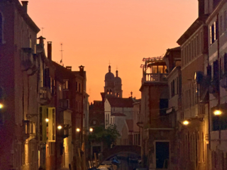 Serene sunset to bid us farewell