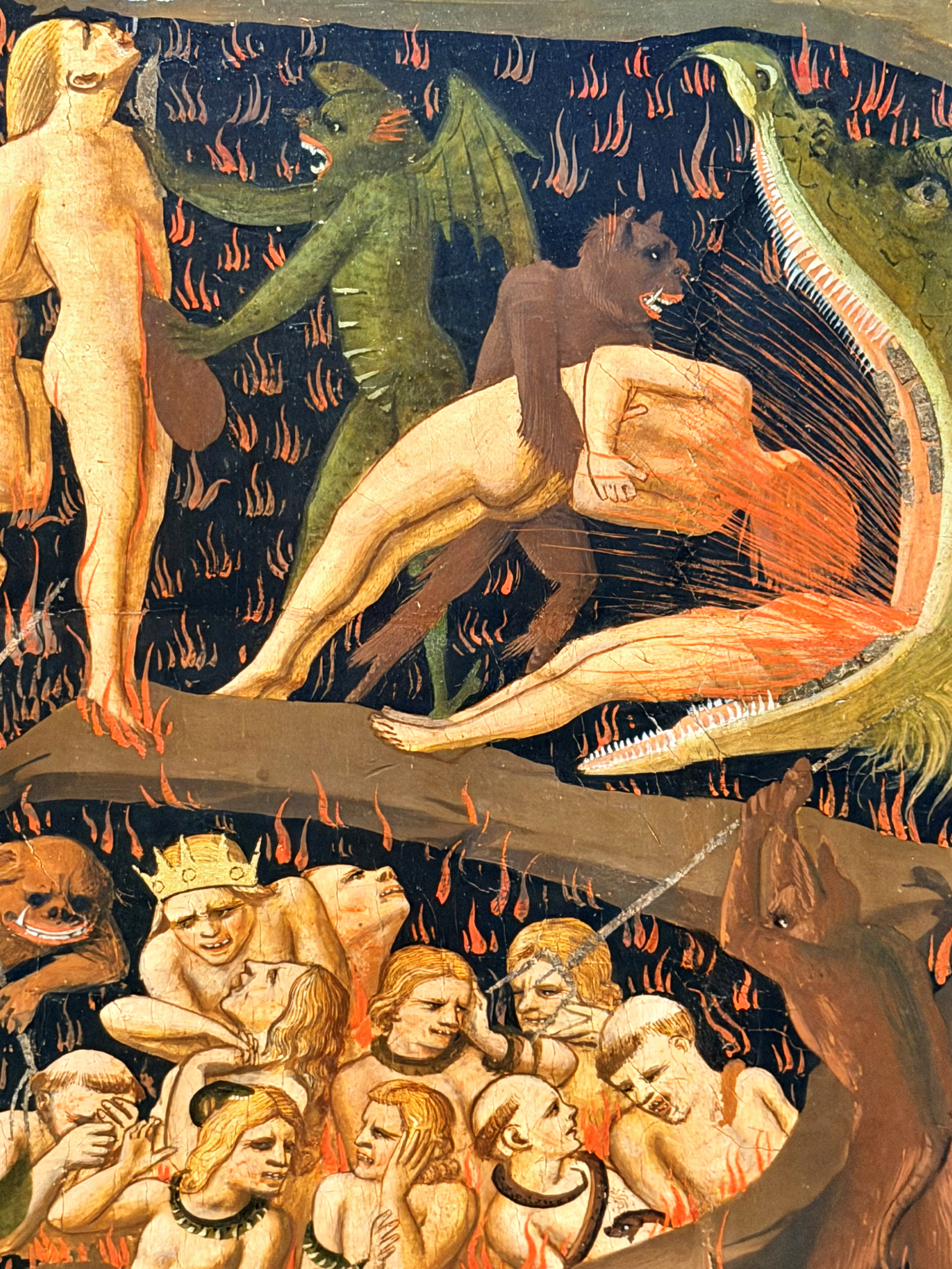 Fra Angelico's depiction of the mouth of hell in his The Last Judgment