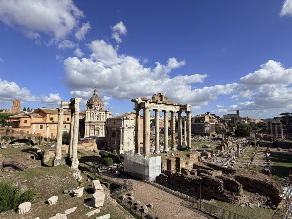 The best "free" view of the Roman Forum