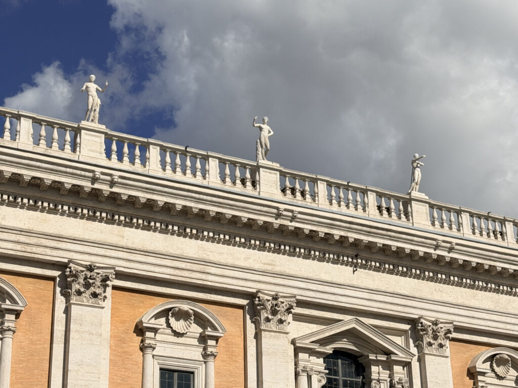 Palazzo Nuovo in resplendent autumnal light