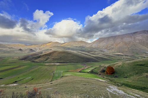 Piano Grande in Monti Sibillini National Park, Umbria, Italy