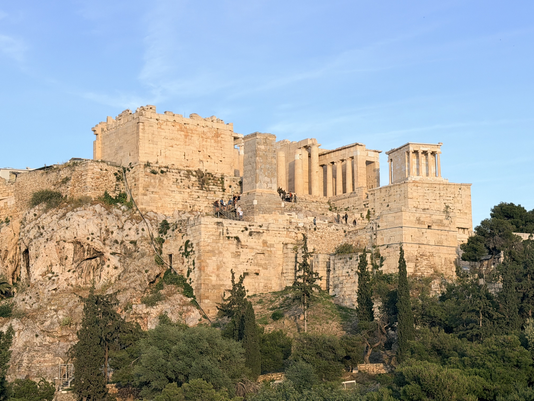 View of the Acropolis from Areopagus Hill View of the Acropolis from Areopagus Hill