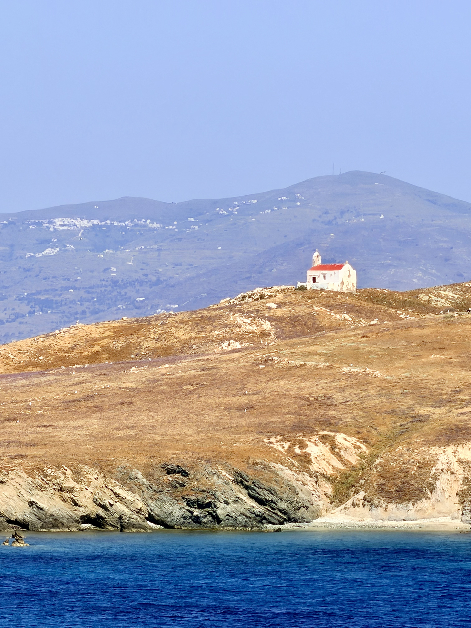 View of Baos from the northern coast of Agios Ioannis Peninsula View of Baos from the northern coast of Agios Ioannis Peninsula