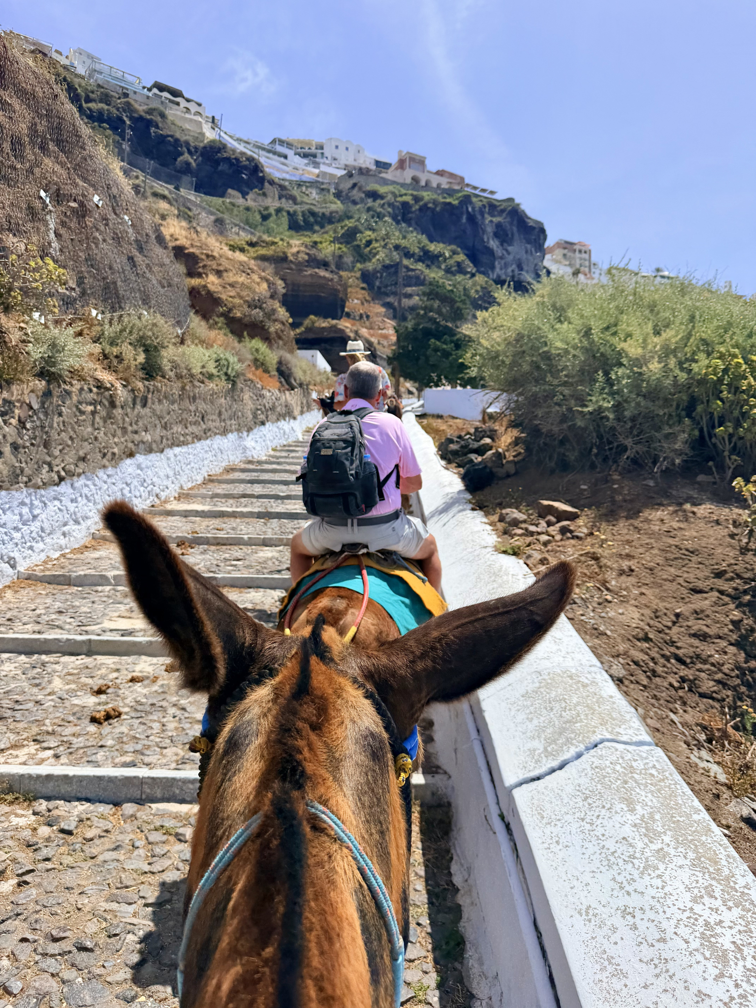 It was a steep but picturesque ride up It was a steep but picturesque ride up