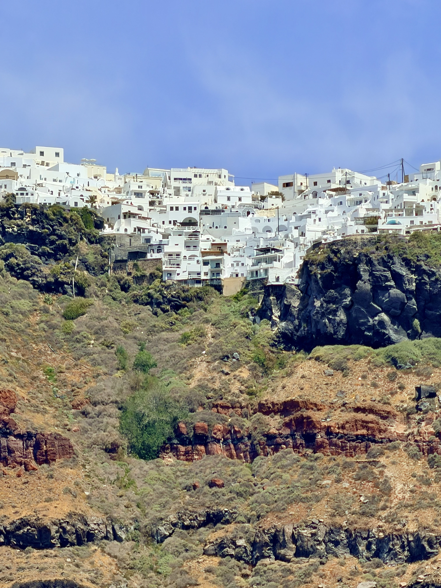 The town of Fire from down below The town of Fire from down below
